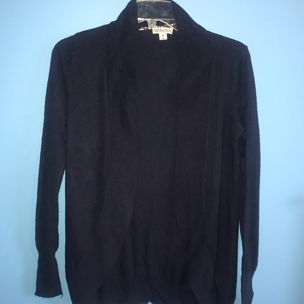 Navy blue cardigan